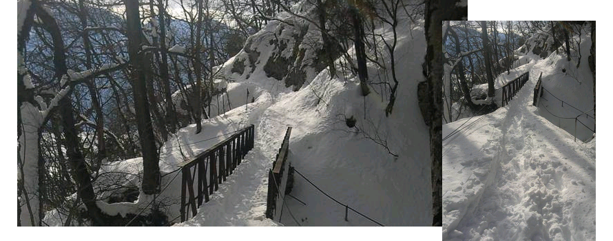  Le pont d'Egraz en hiver