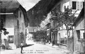 Place du téléphone vers 1910